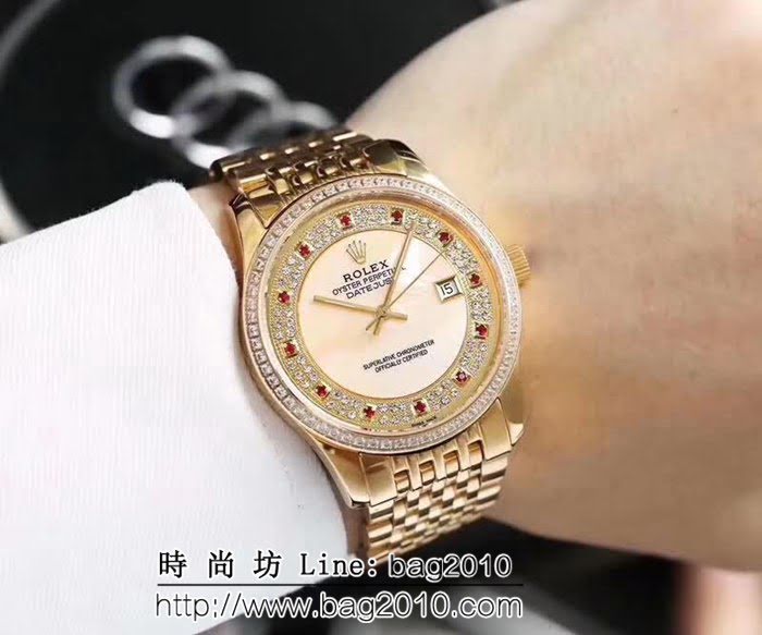 勞力士ROLEX 新款勞力士滿天星 高端情侶腕表 WSS0813
